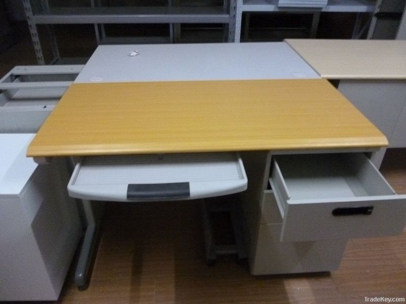 Steel office computer desk