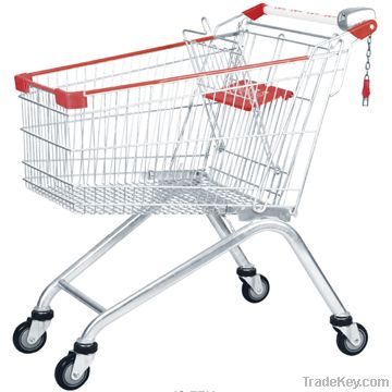 standard european style shopping trolley