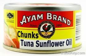 Ayam Brand - Tuna Chunks In Sunflower Oil