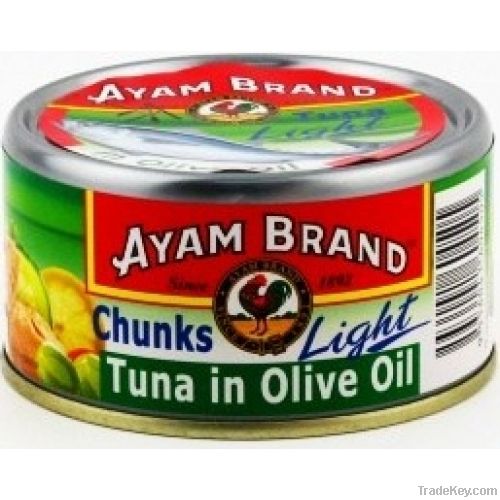 Ayam Brand Tuna Light In Olive Oil 185gm