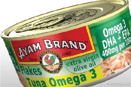 Ayam Brand Tuna Omega 3 Flakes In Extra Virgin Olive Oil