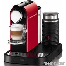 Nespresso Citiz Red Espresso Maker & Milk Frother