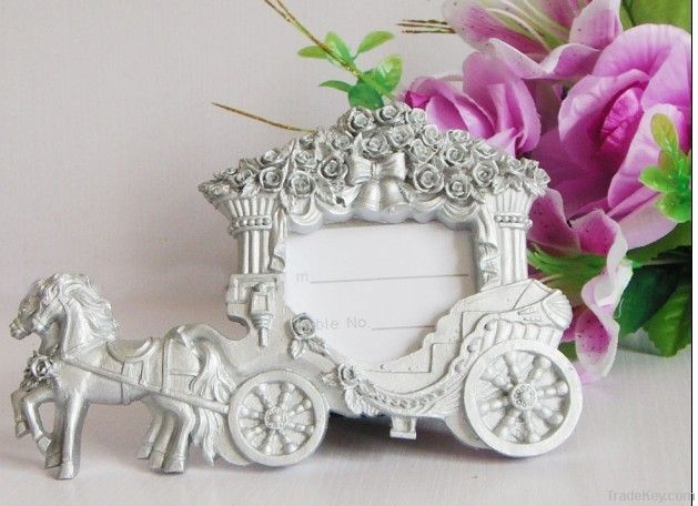Resin Carriage Photo Frame  Wedding favors home decoration