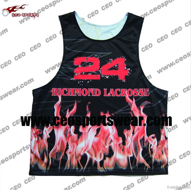 lacrosse man's pinny, reversible pinny, light weight pinnies