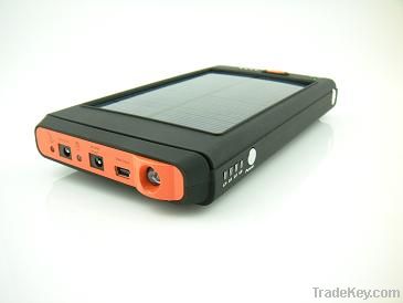 Rechargeable solar charger for laptop