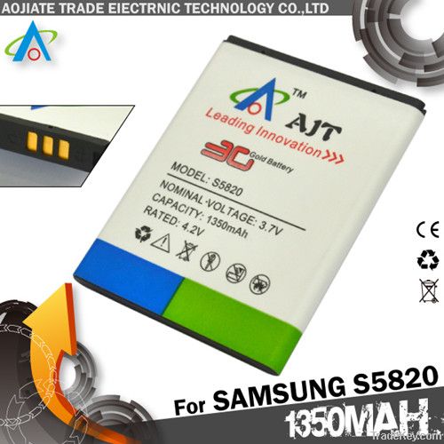 AJT Hot Mobile Phone Battery for Samsung S5820