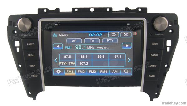 Toyota Camry 2012 Radio DVD GPS Navigation system bluetooth Autoradio