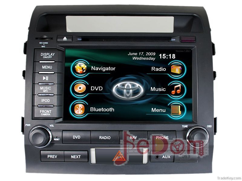 Toyota Land Cruiser Radio DVD GPS Navigation Autoradio Headunit