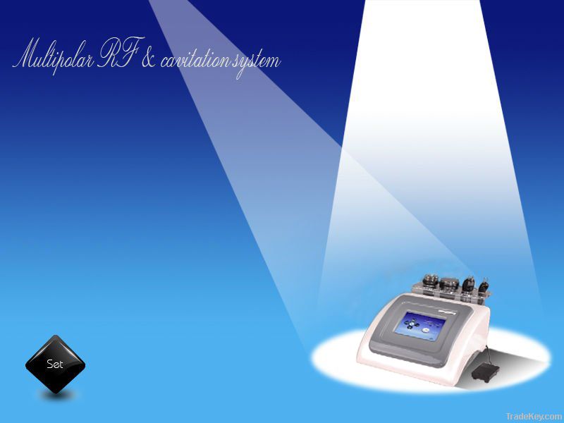 Cavitation Laser bipolar/tripolar/sixpolar RF skin skin tightening mac