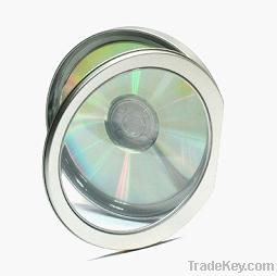 CD tin with clear window