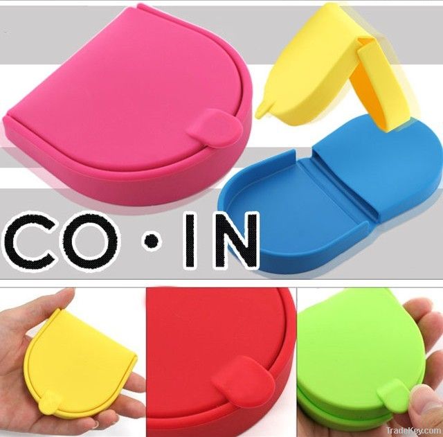 100% Silicone Coin Purse Coin Bag