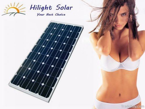 Low price mono solar panel 130W for sale with TUV CE CEC IEC ISO