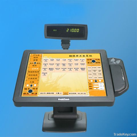 Maple Touch 15'' Touch Screen LCD Monitor with MSR Card Reader for POS