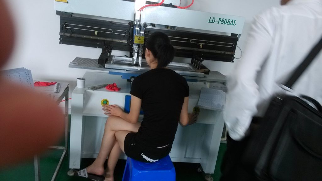 Stencil solder paste printing machine