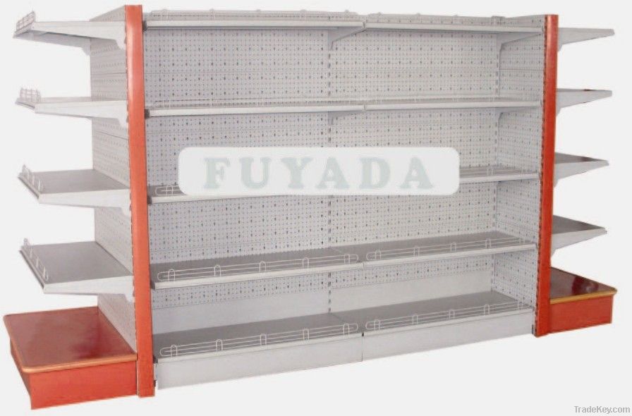 shelf with punched backpanel