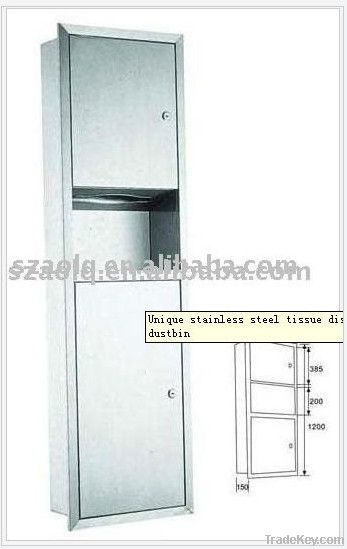 Newest!!!  Stainless Steel Recessed Paper Dispenser