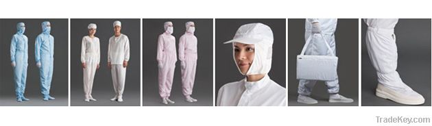 Cleanroom garment and cleanroom boots