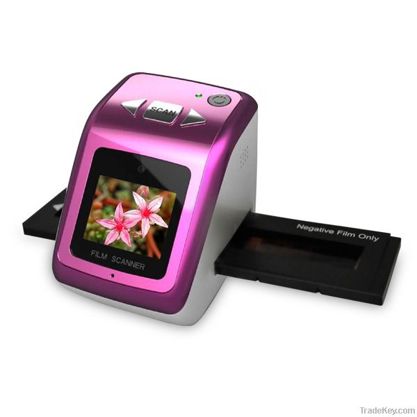 New 3300dpi mini Scanner with mp3, clock, Alarm for negatives, slides, pho