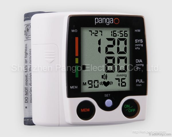 LCD display wrist digital blood pressure monitor