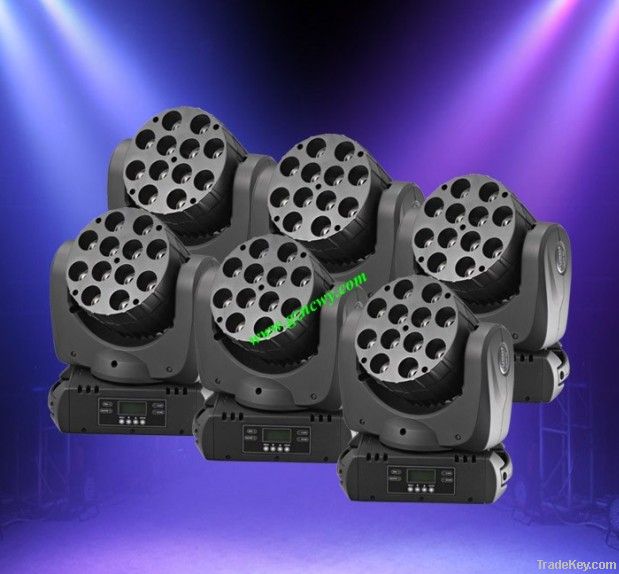 LED beam moving head light 12*4in1 for dj & professional stage