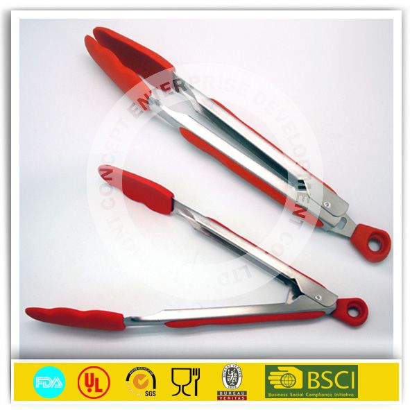 12' silicone food tongs,kitchen tongs