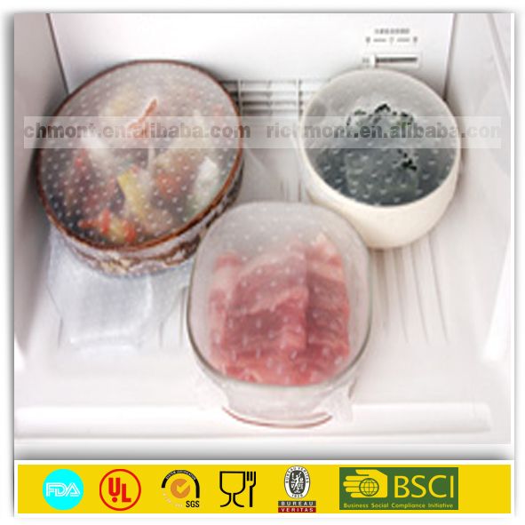 kitchen food service silicone food wrap/cling film