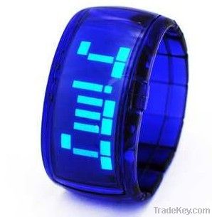 silicone led bracelet watch