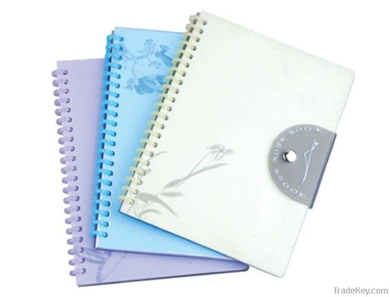 PP cover spiral notebook