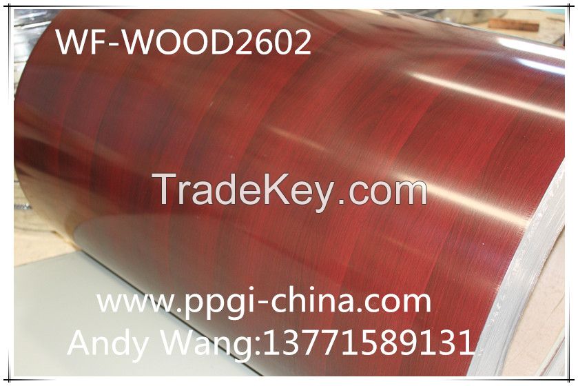 wooden prepainted galvanized steel coil
