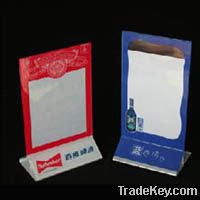 acrylic menu holder