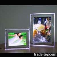 LED crystal slim light box