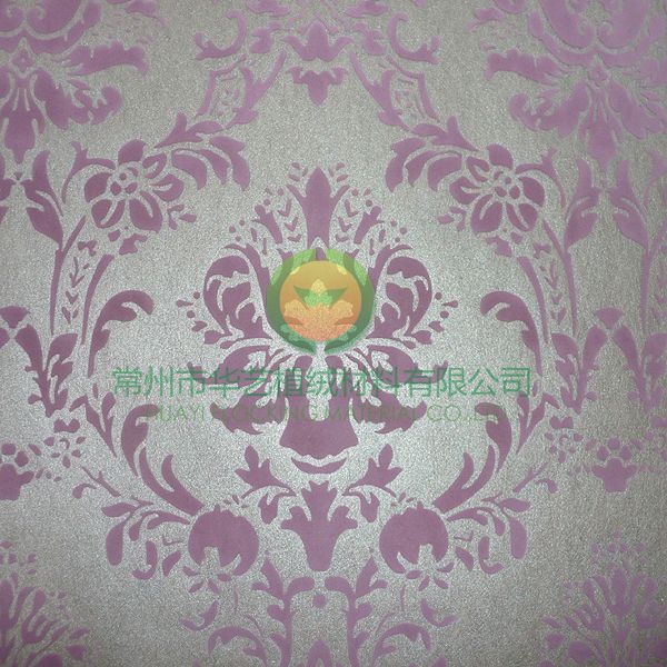 Non-woven flocking wallpaper