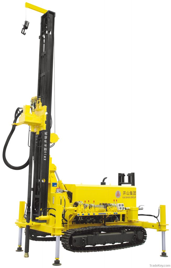 High-Effect Portable Water Well Drilling Rigs KW10 (100-150meter)
