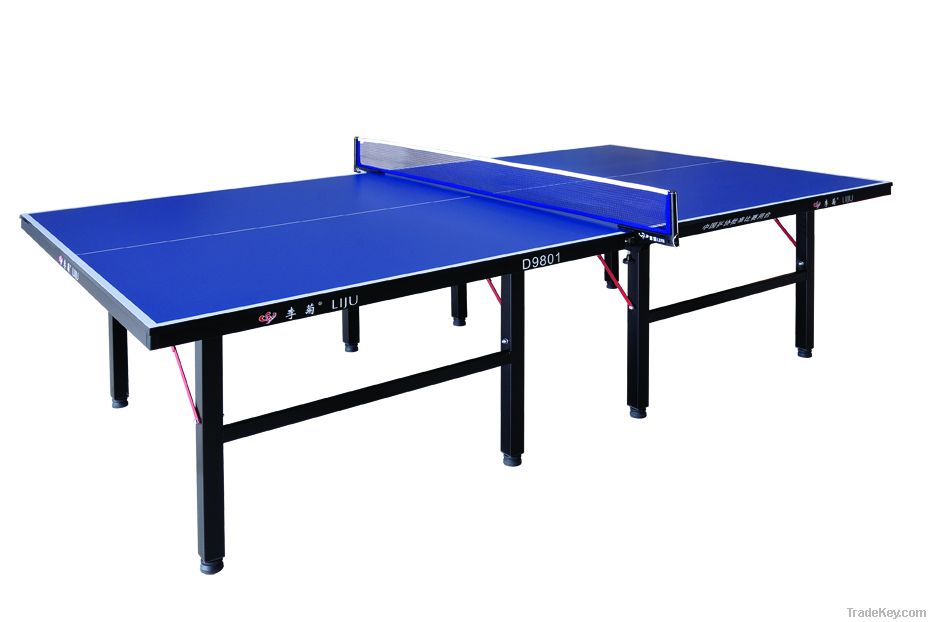 single folding, mobile table tennis table