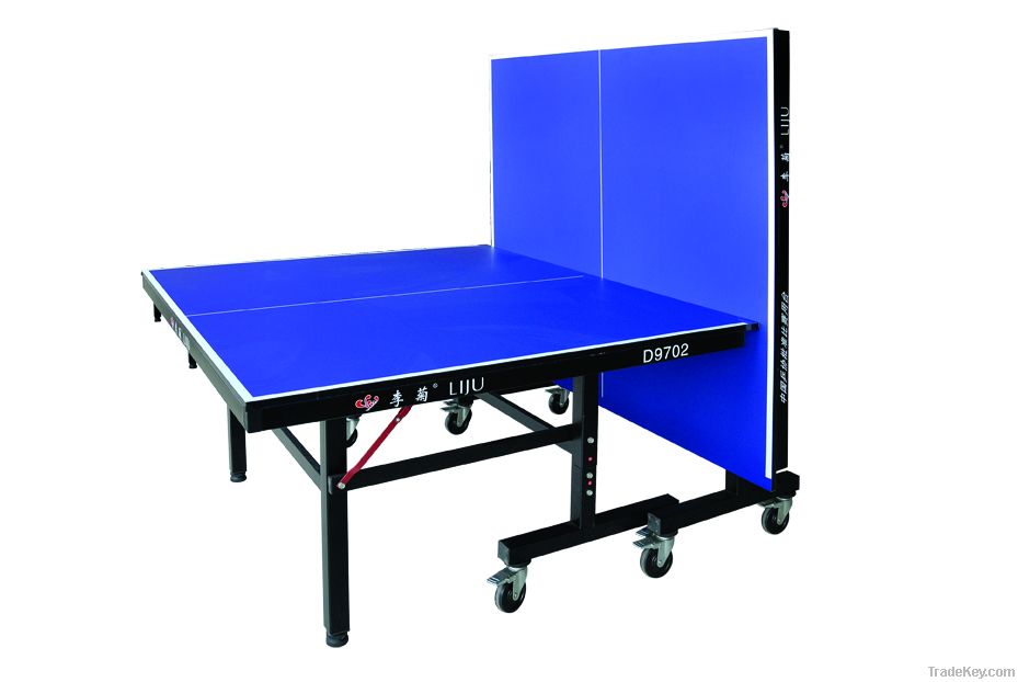 Single folding table tennis table for tournament