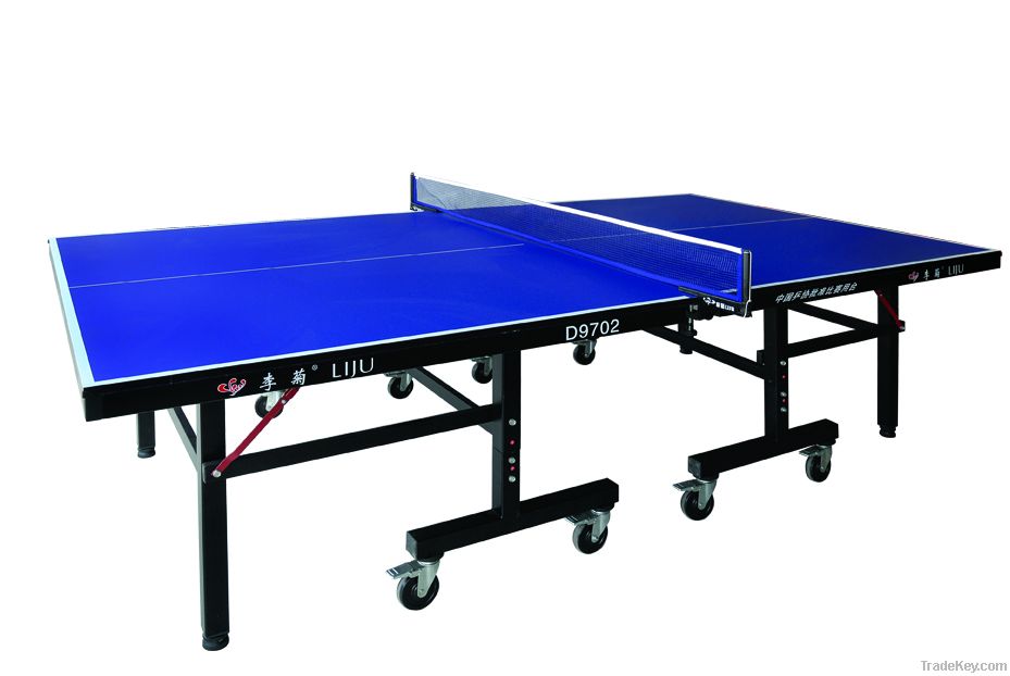 Single folding table tennis table for tournament