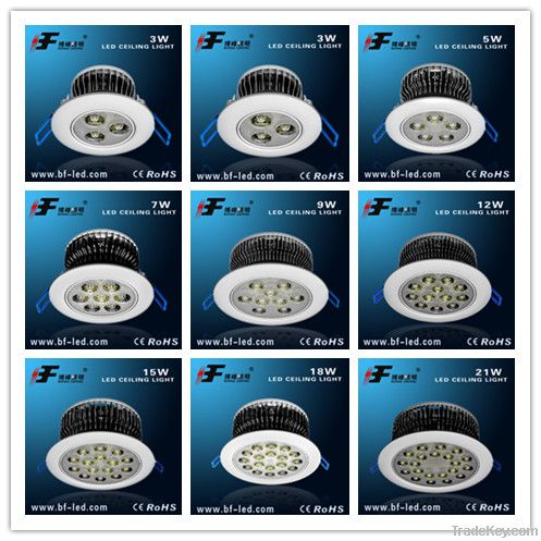 Highest Quality fin-shaped 7w ceiling lights