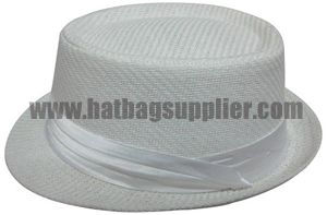 Promotional paper straw hat