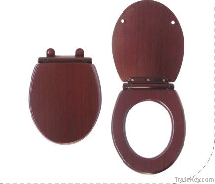 Aimas MT003 Wooden Round Soft Closing Toilet Seat