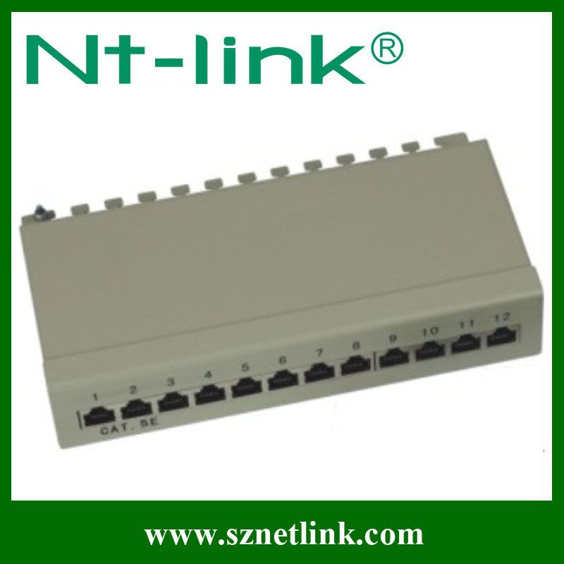 12 Port STP Cat.5E Patch Panel