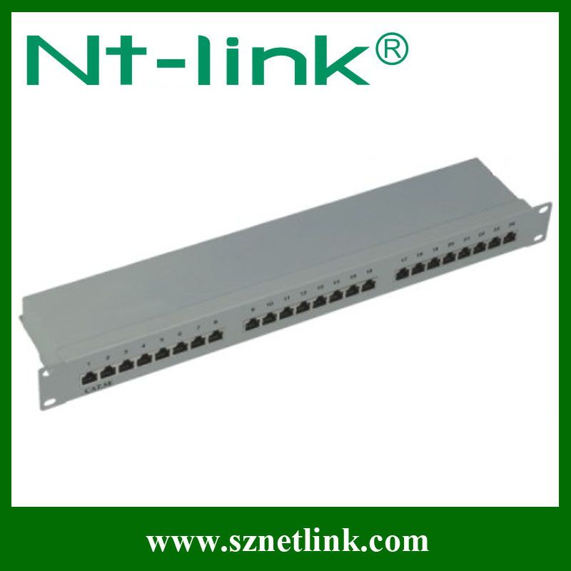 24Port Cat5E STP Patch Panel