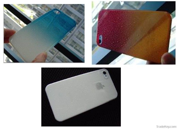 Water drop effect Case for iPhone 4&4S mobile phone case Iphone case