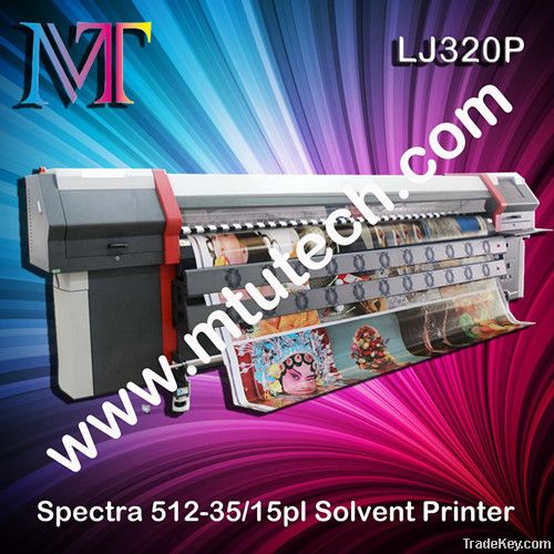 Solvent Printer( Spectra Polaris 512 heads, 3.2m width, 1440dpi)