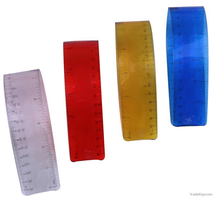 30cm Plastic Flexible Ruler