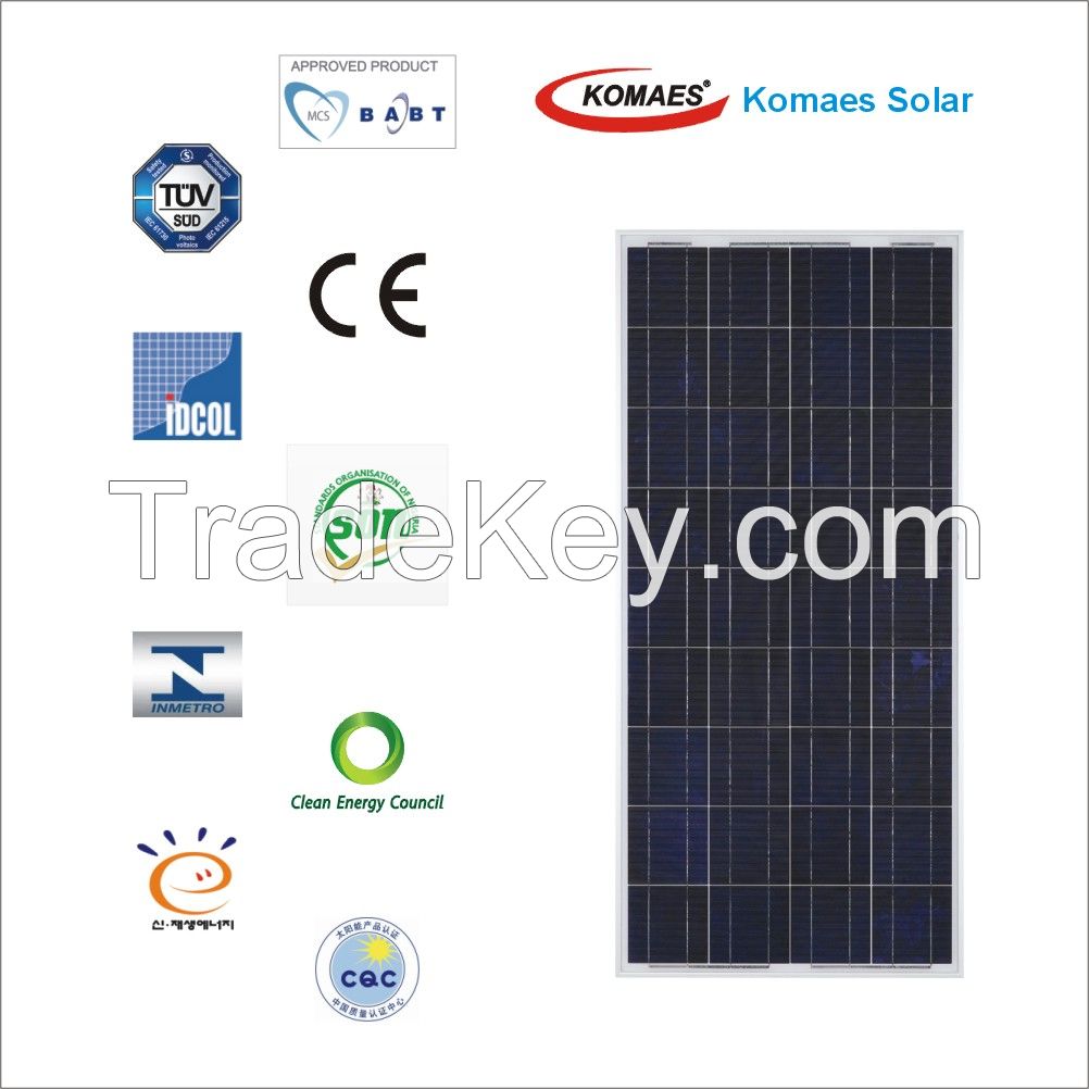 140W-150W  polycrystalline solar panel