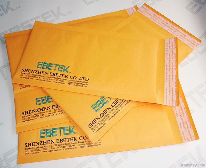 self sealed kraft bubble envelopes