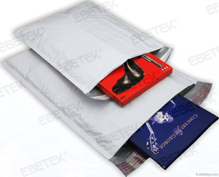 Custom printed co-extruded poly bubble mailer envelope