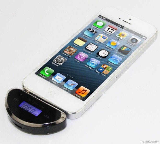 New Arrival!Stylish Car FM Stereo Transmitter for iPhone5S