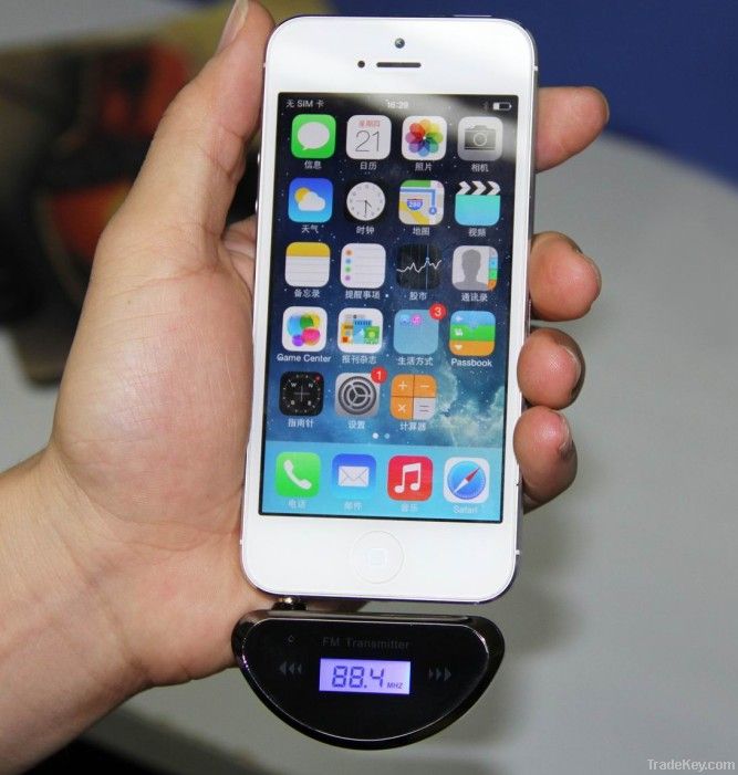 New Arrival!Stylish Car FM Stereo Transmitter for iPhone5S
