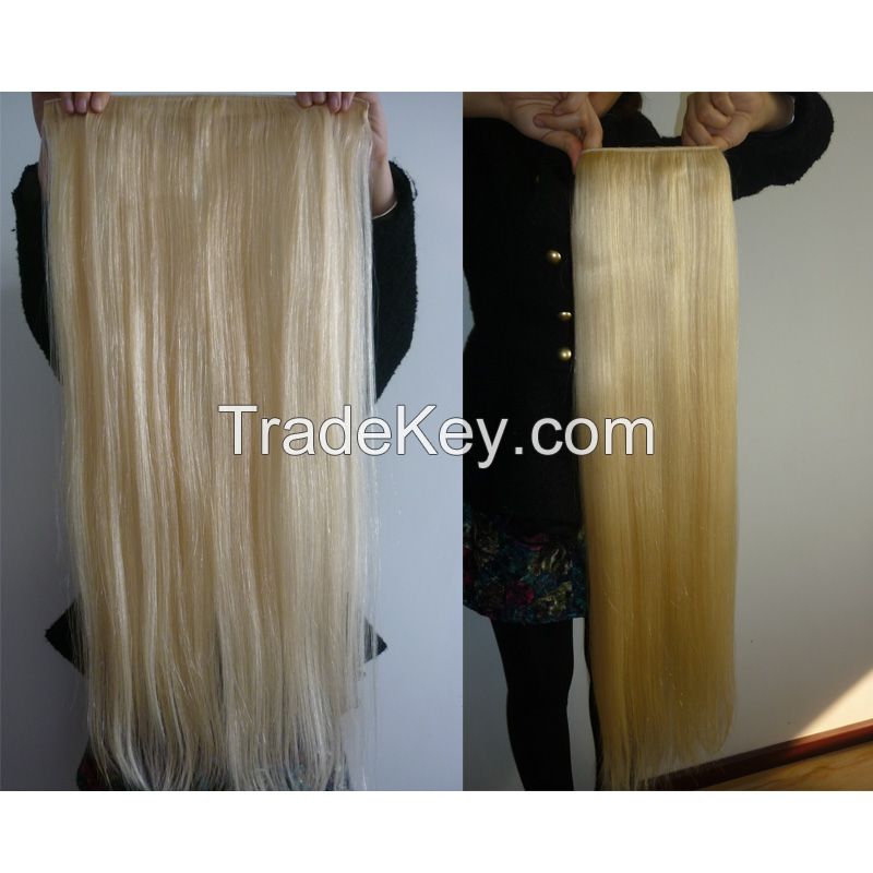 straight with wave new style hair halo hair extensions/flip in hair extensions